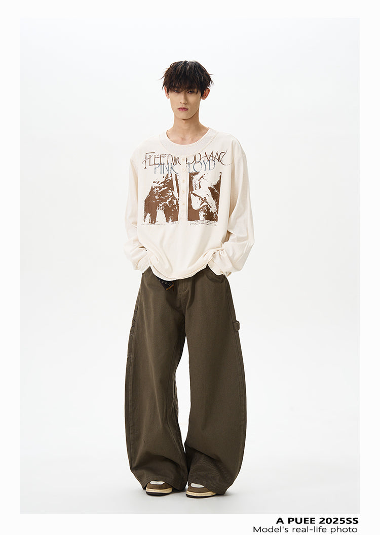 QS356B print L/S tee