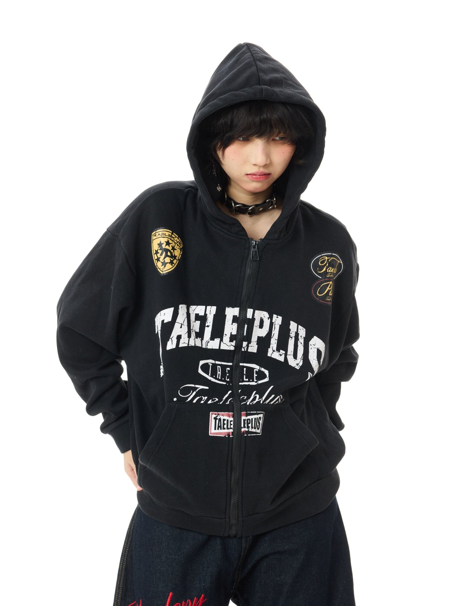 QS765B zip hoodie