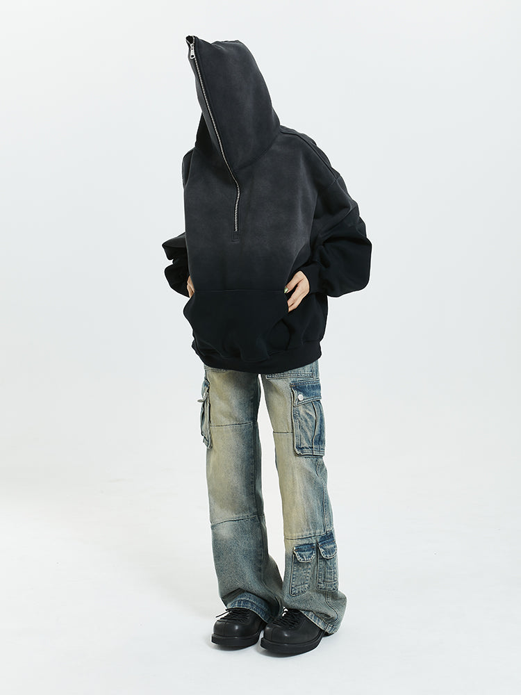 QS123B half zip hoodie