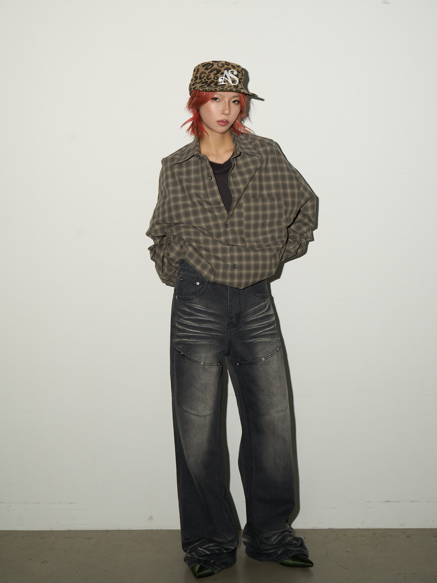 QS705B wash denim