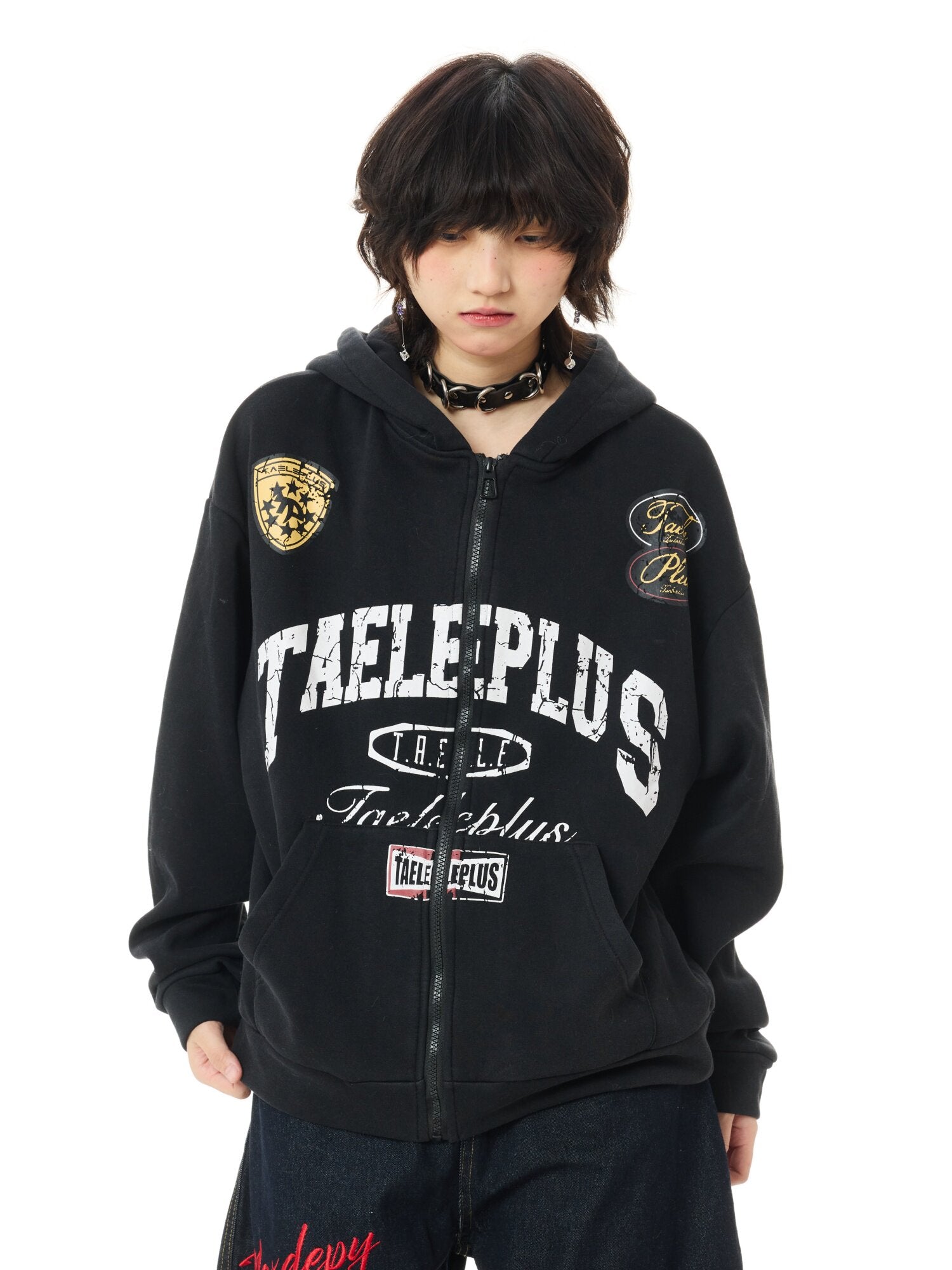 QS765B zip hoodie