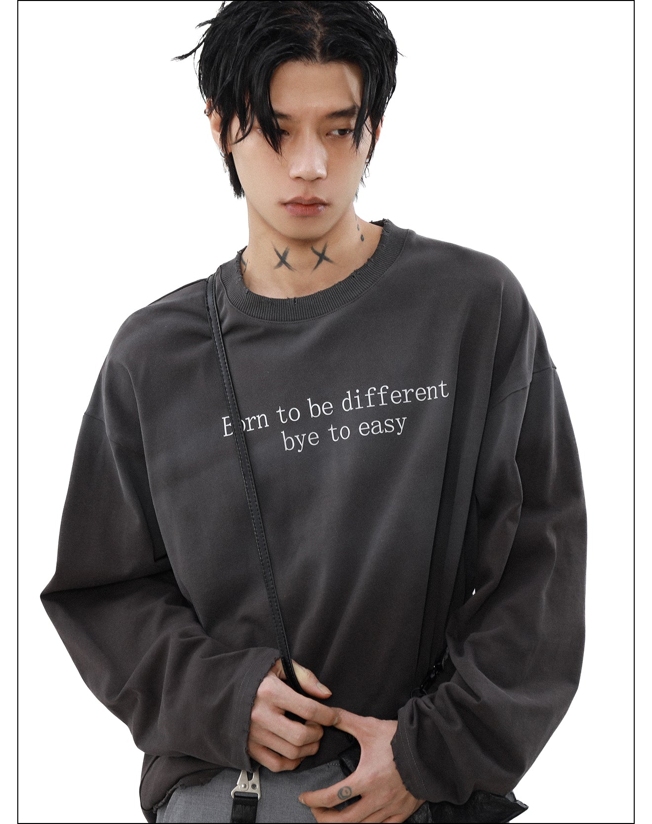 QS305B dirty L/S tee
