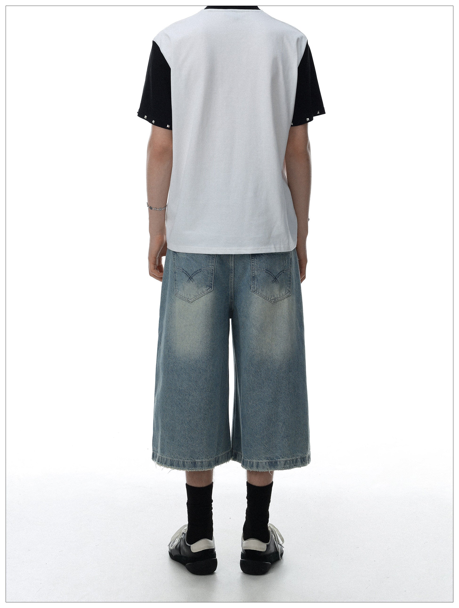 QS841B denim shorts