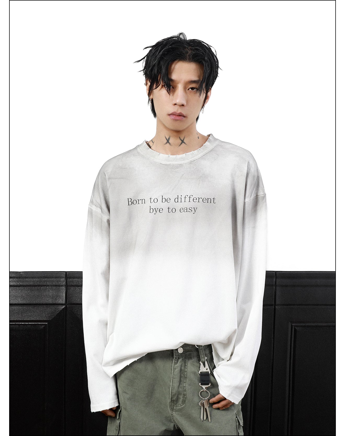 QS305B dirty L/S tee