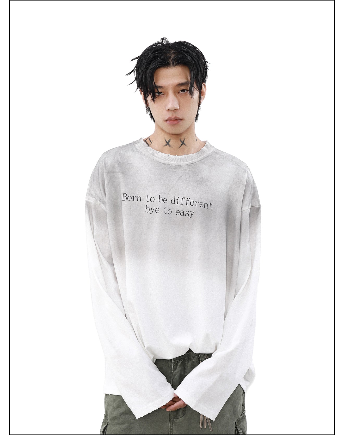 QS305B dirty L/S tee