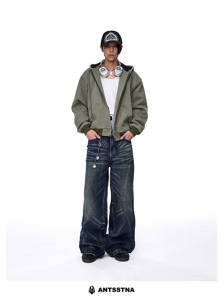 QS259B zip hoodie