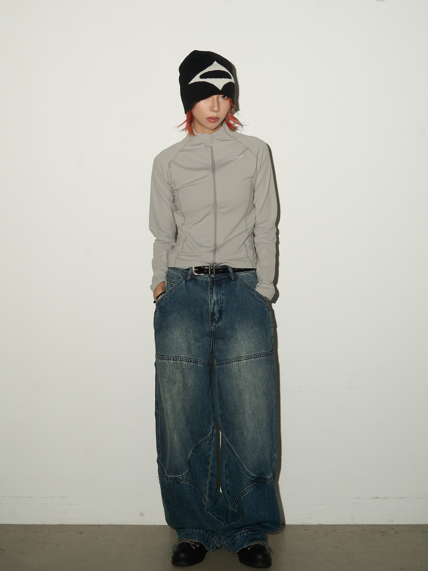 QS739B wash denim
