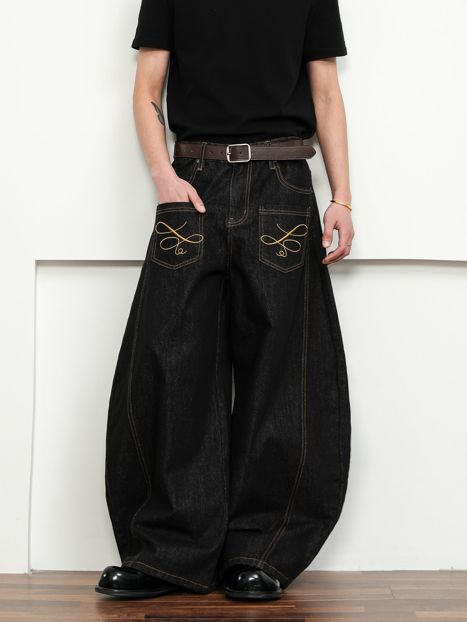QS402B wide denim