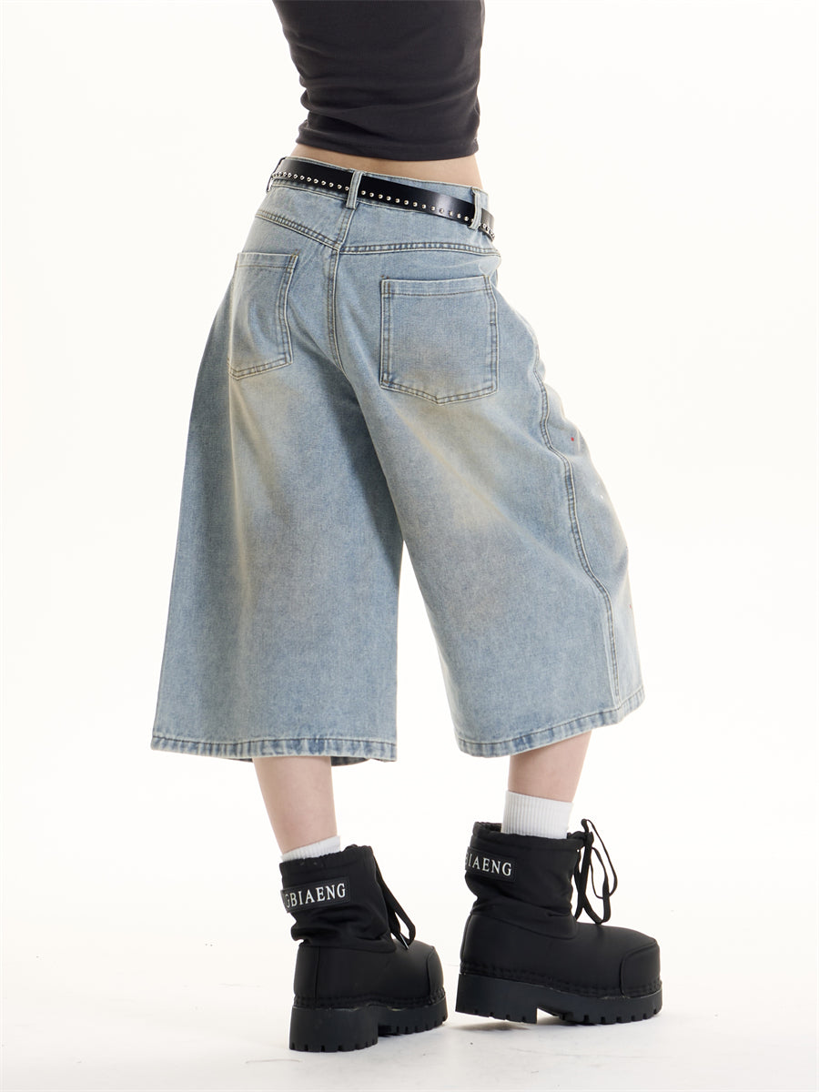 QS554B denim shorts