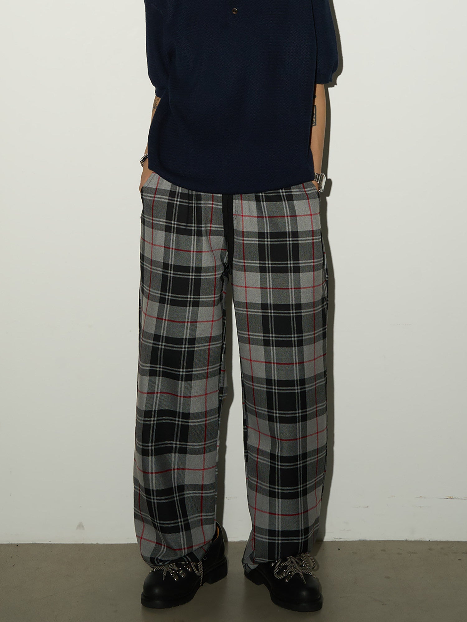 QS746B check pants