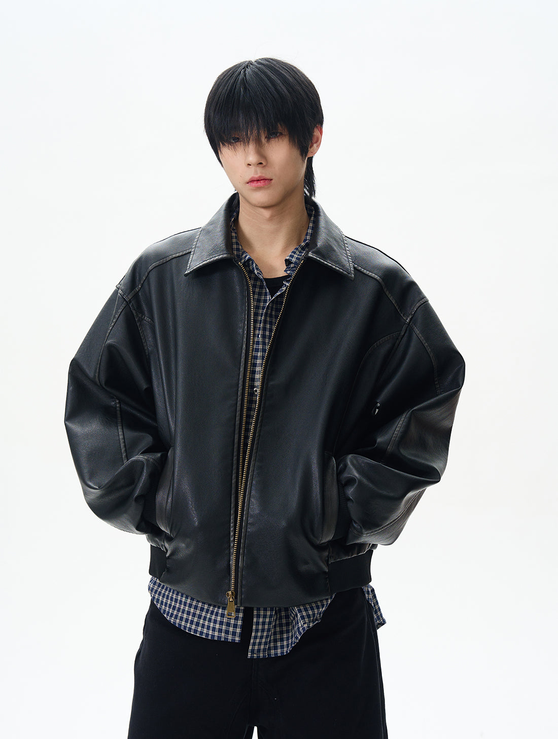 QS365B leather jacket