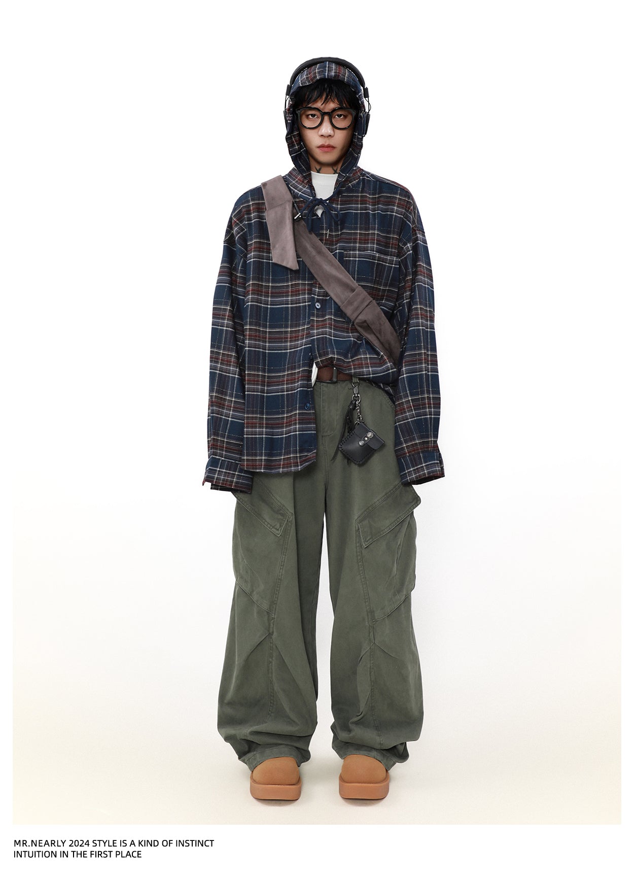 QS802A hoodie check shirts