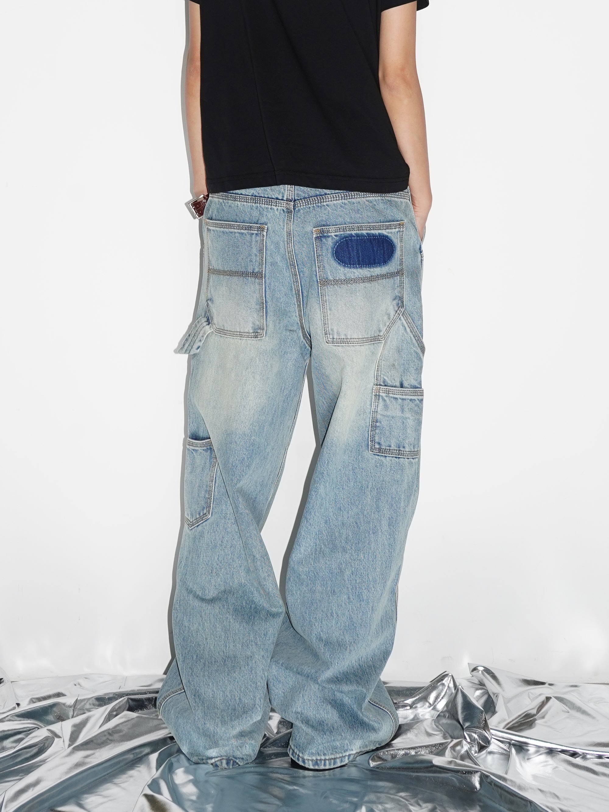 QS154B wash denim