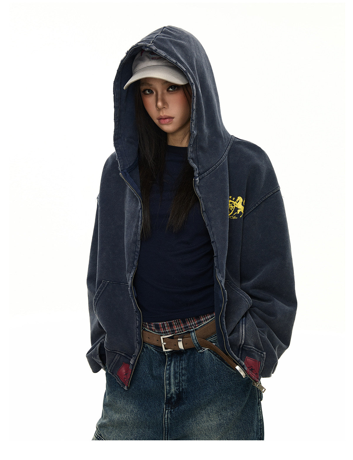 QS675B zip hoodie
