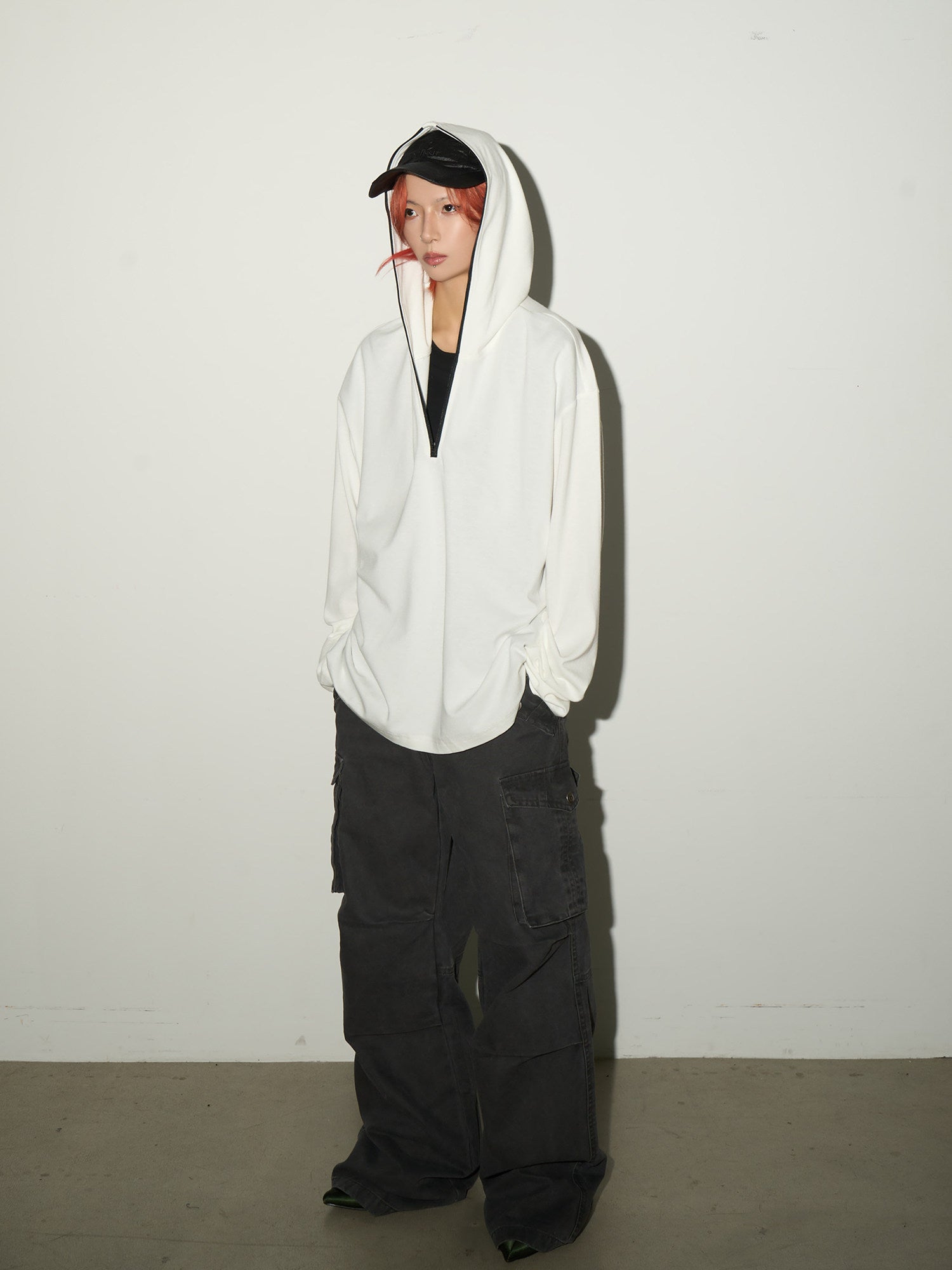 QS738B multi pocket pants