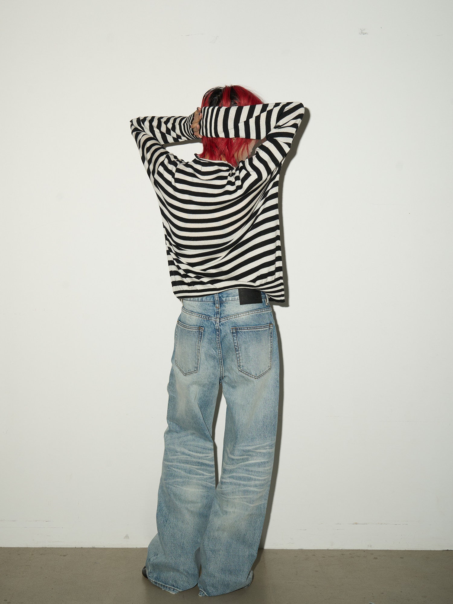 QS684B wash denim