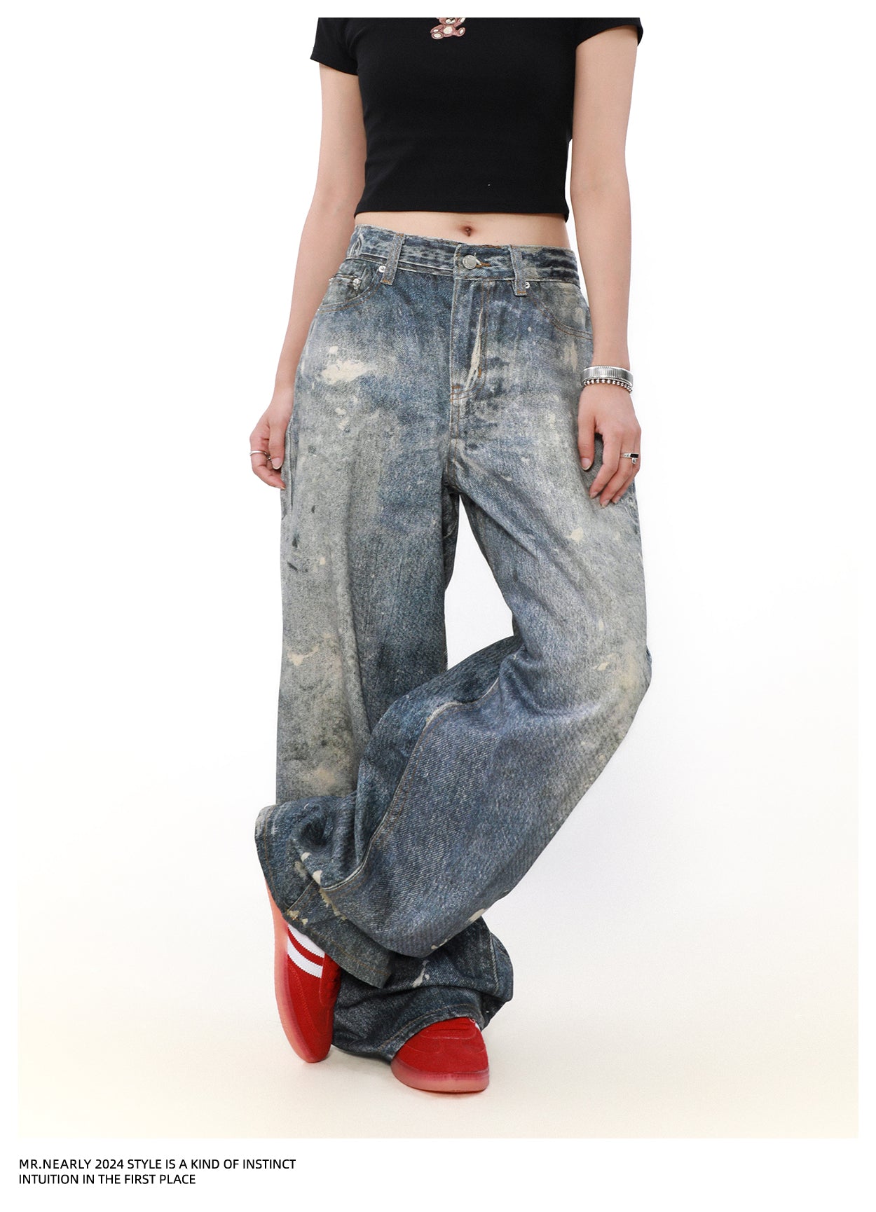 QS855A wash denim