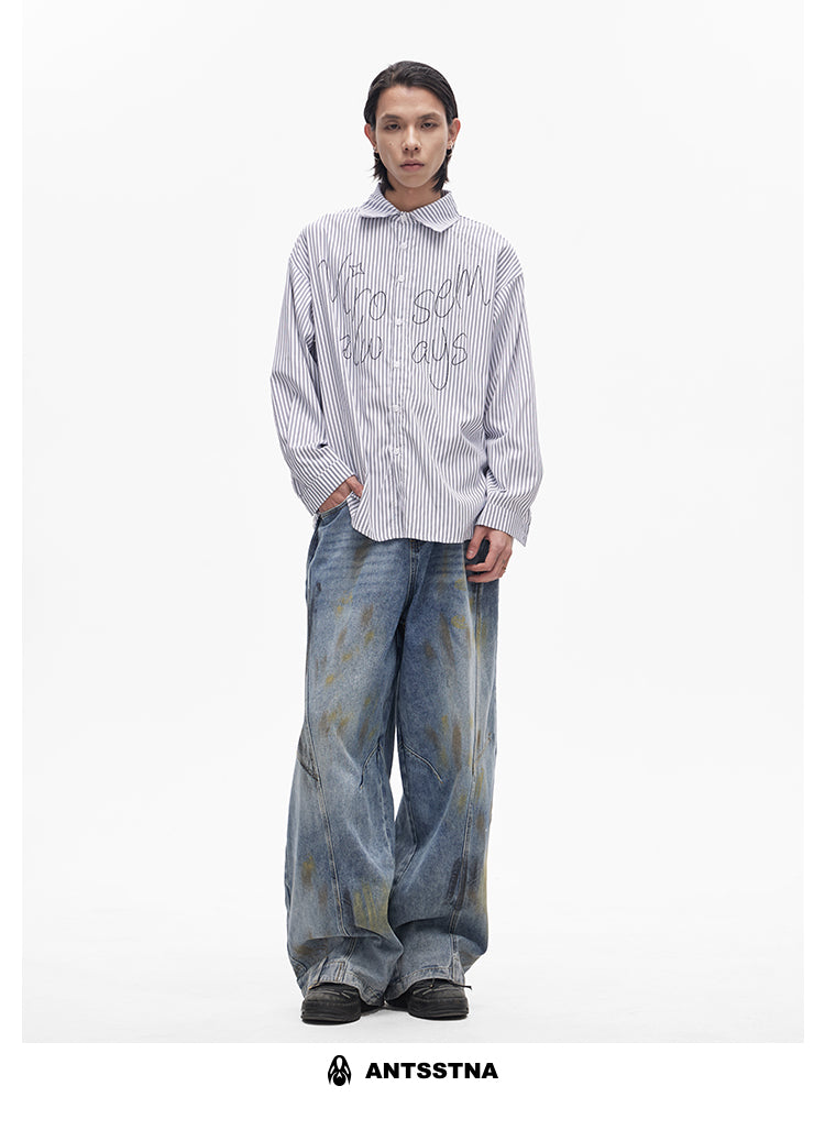 QS414B dirty denim