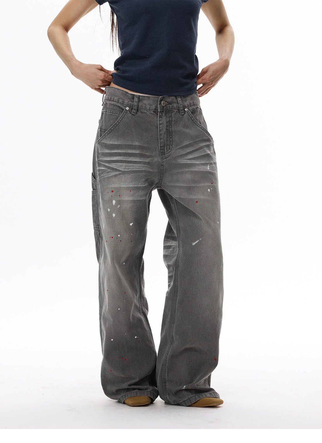 QS691B wash denim