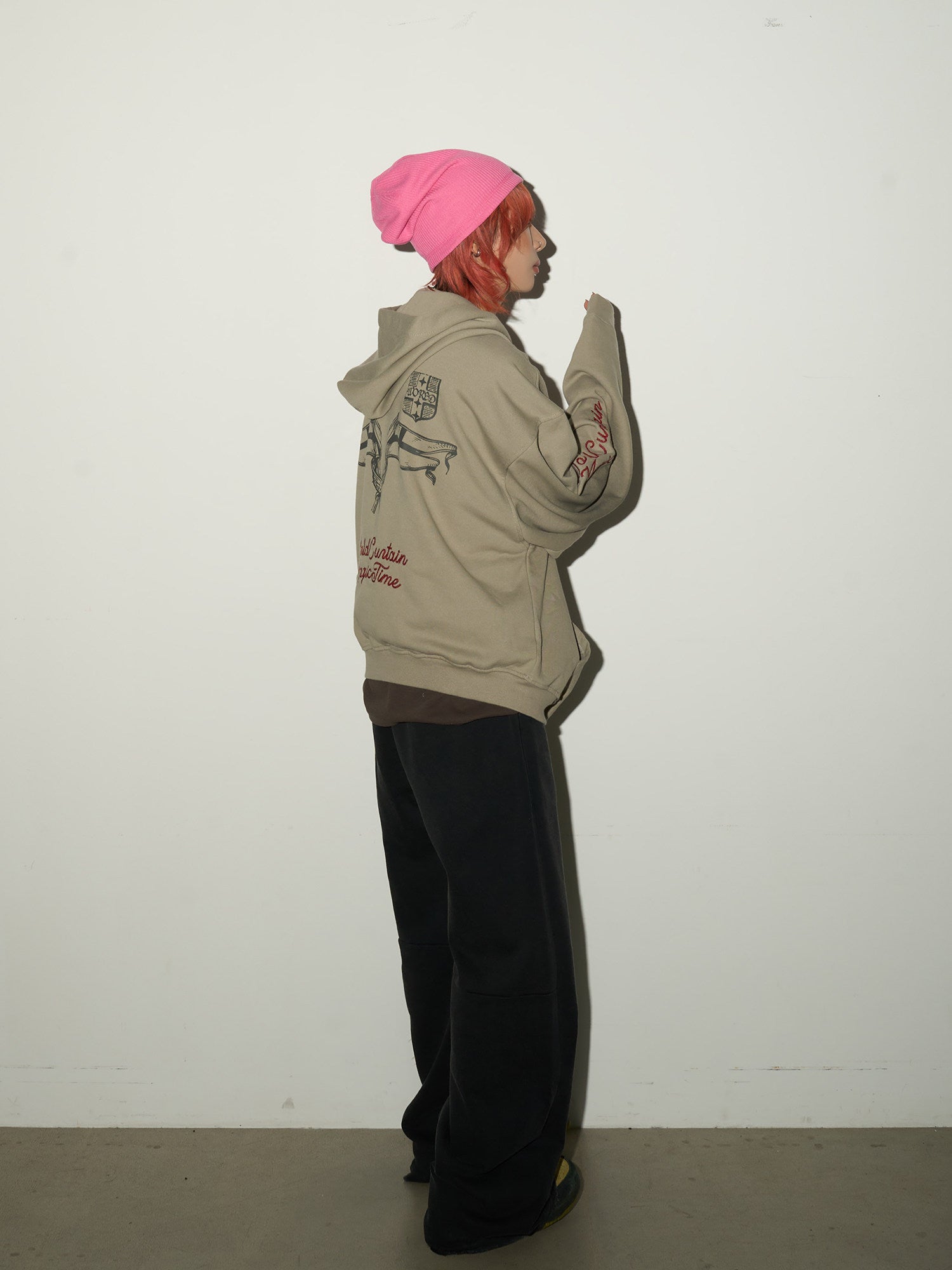 QS708B zip hoodie
