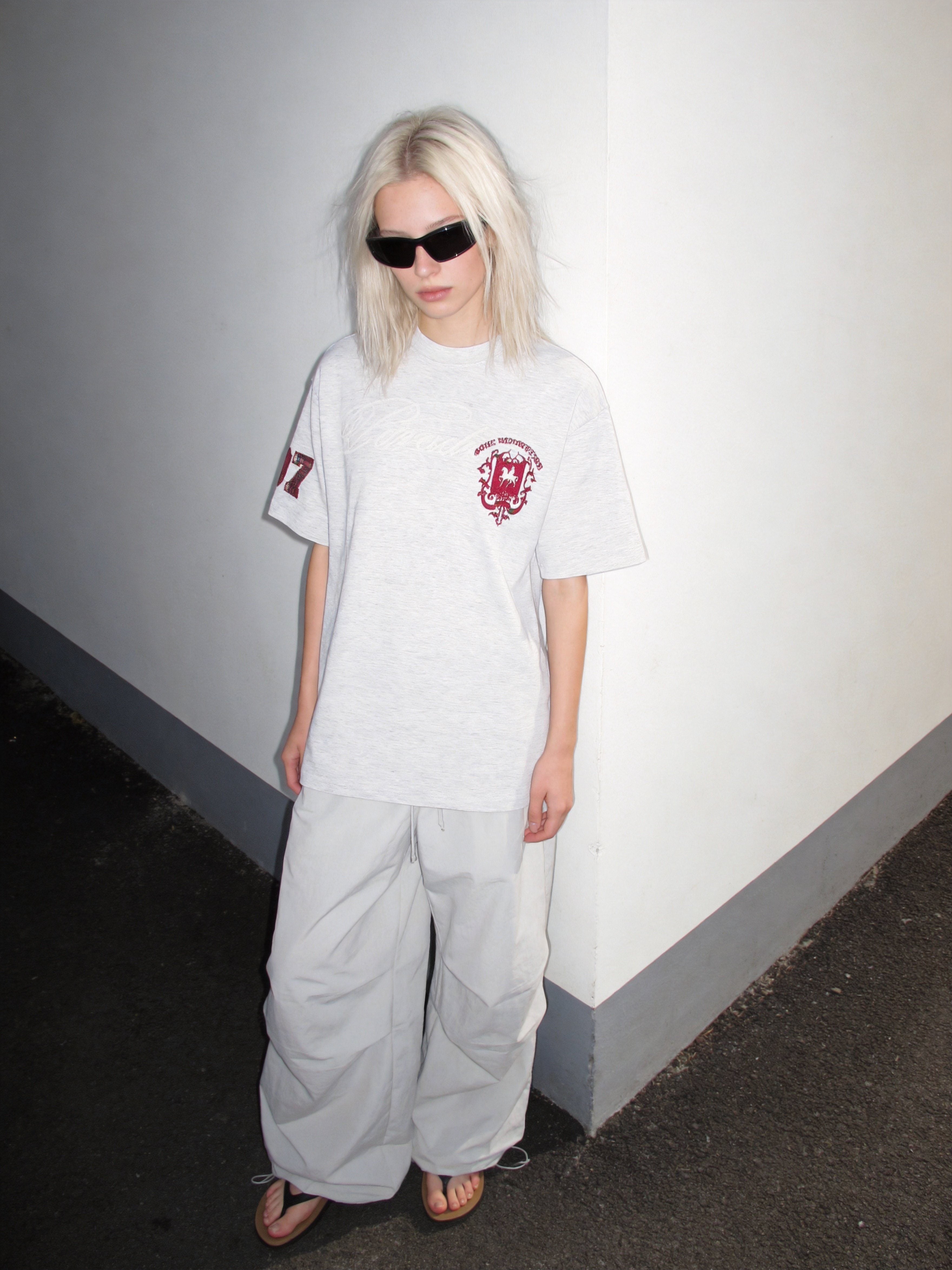 QS805B embroidery tee