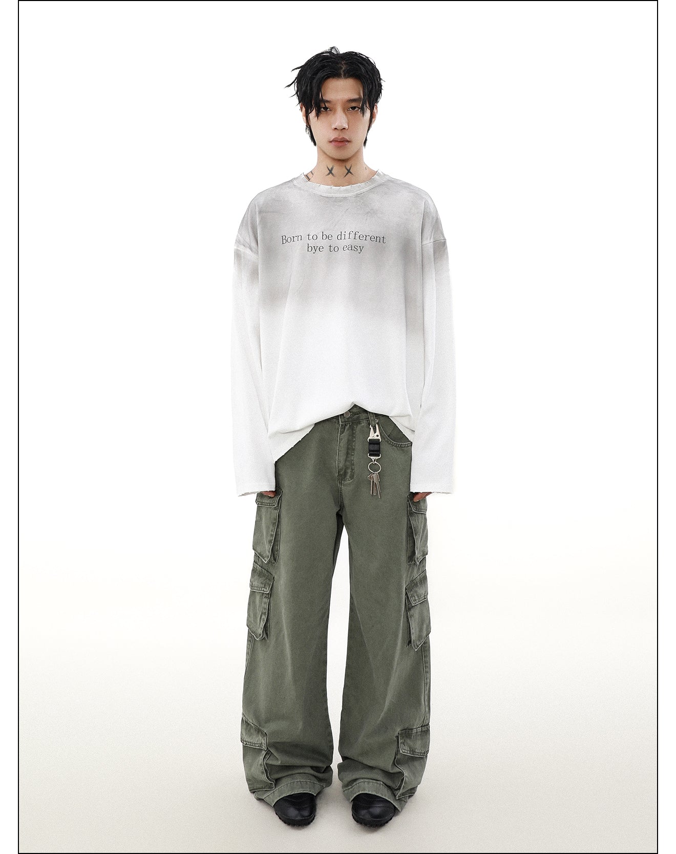 QS305B dirty L/S tee