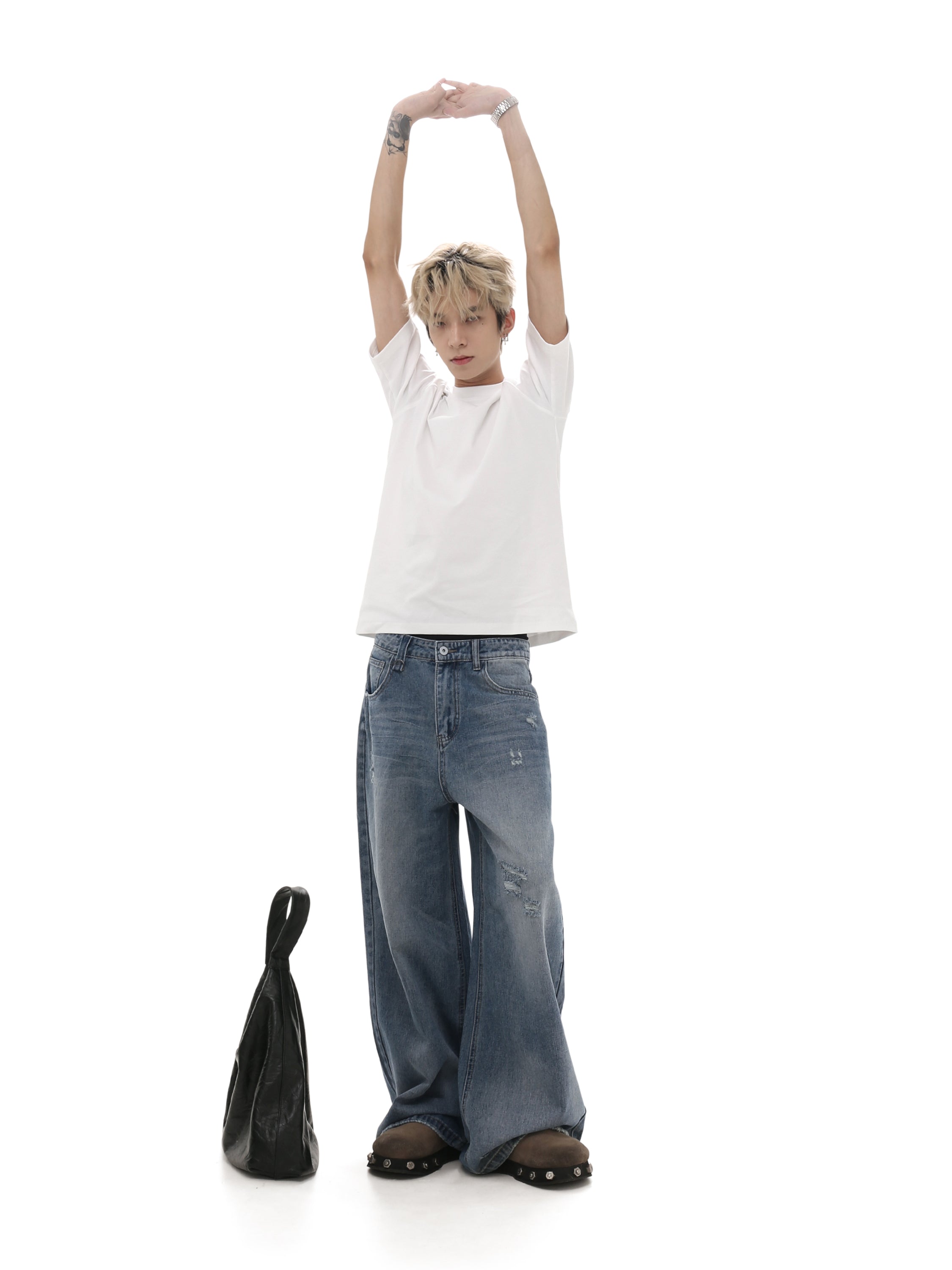 QS673A wash denim