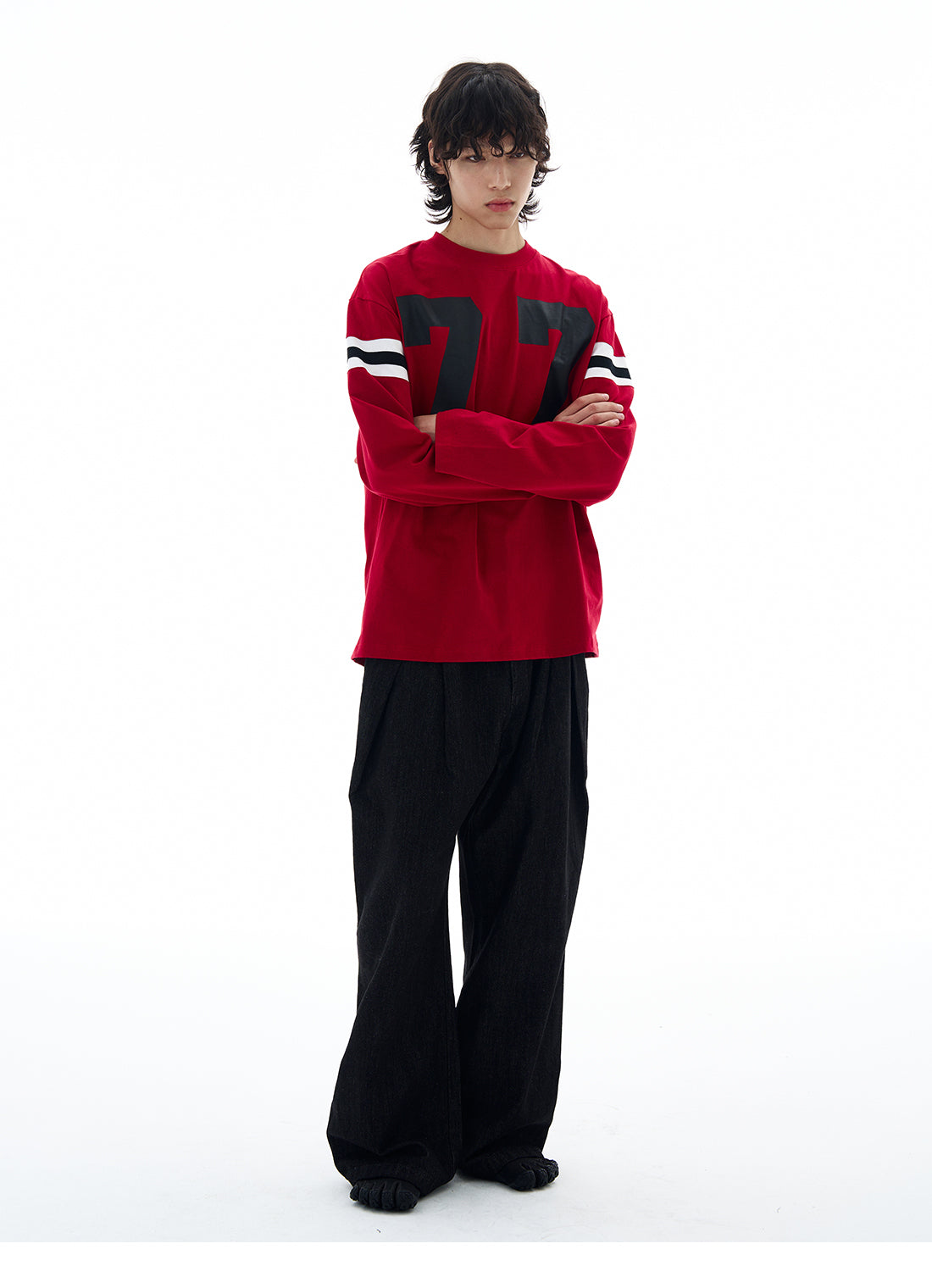 QS610B print L/S tee