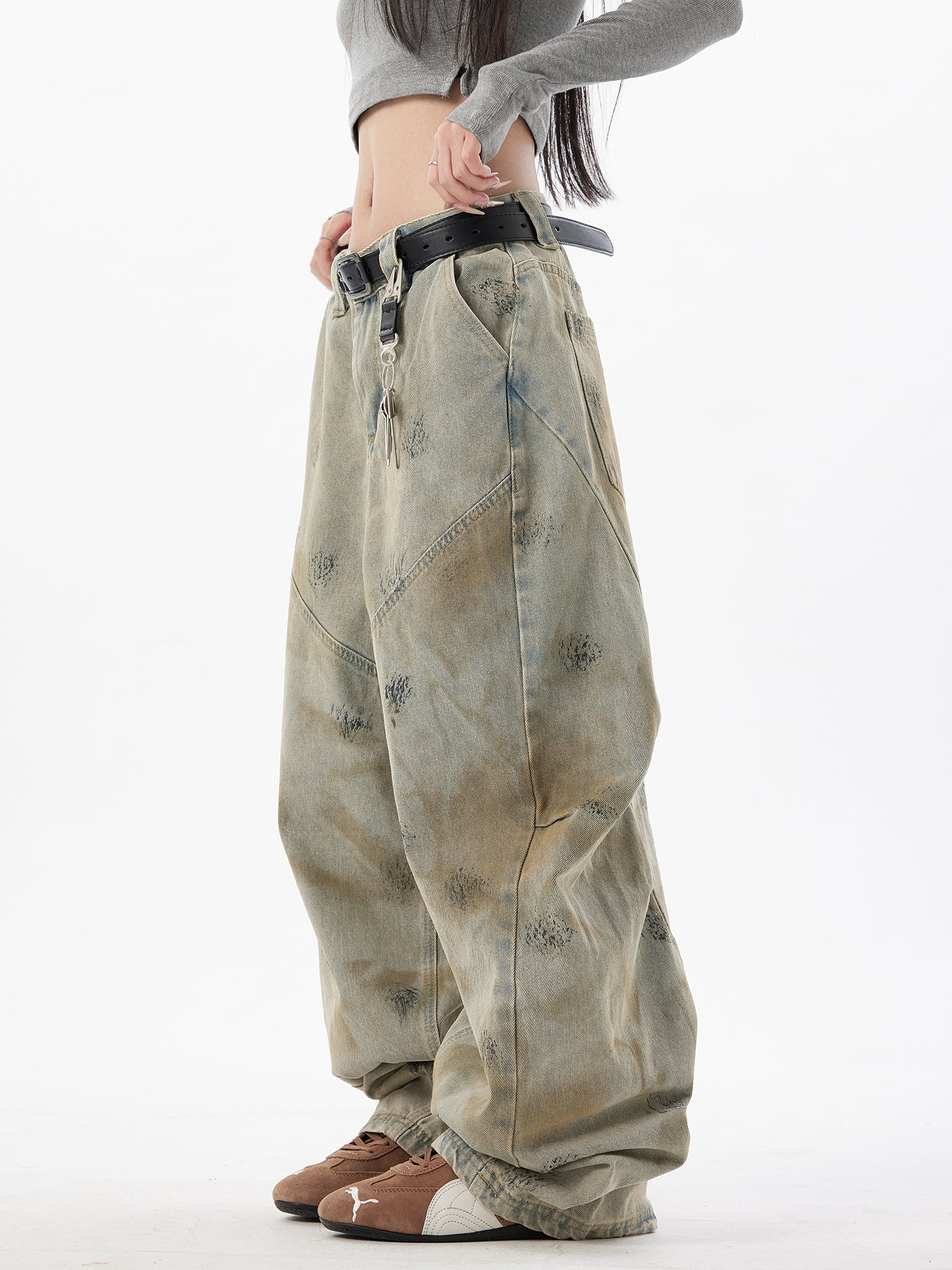QS247B dirty denim