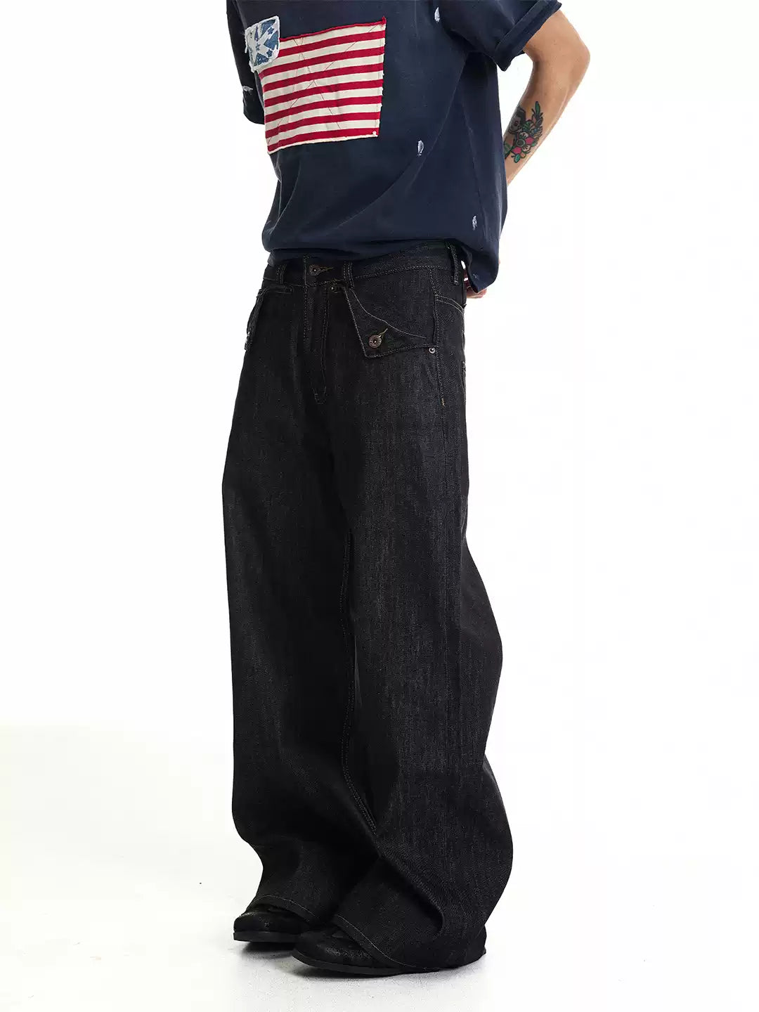 QS831B rigid denim