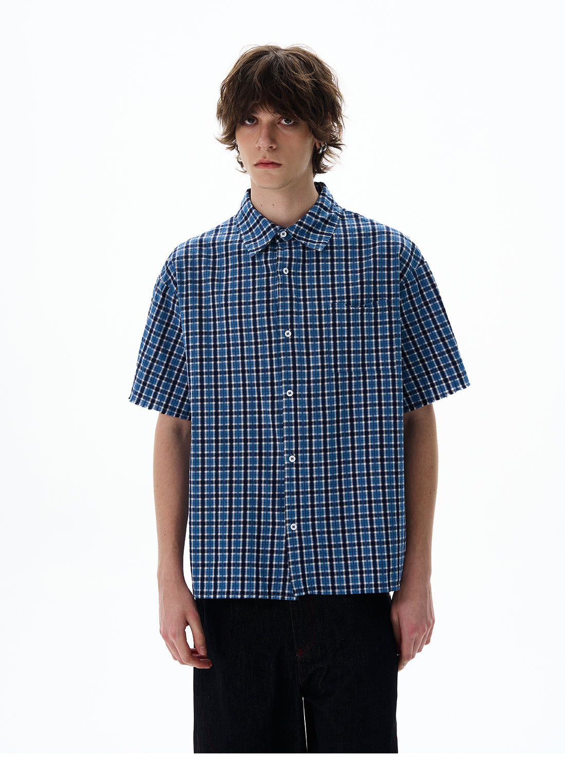 QS411B check shirts