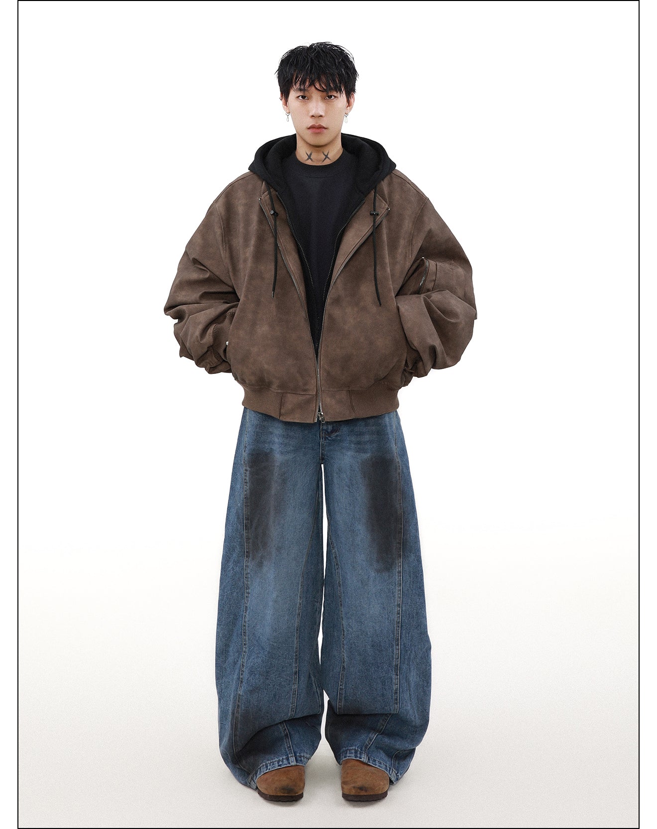 QS024B hoodie loose jacket