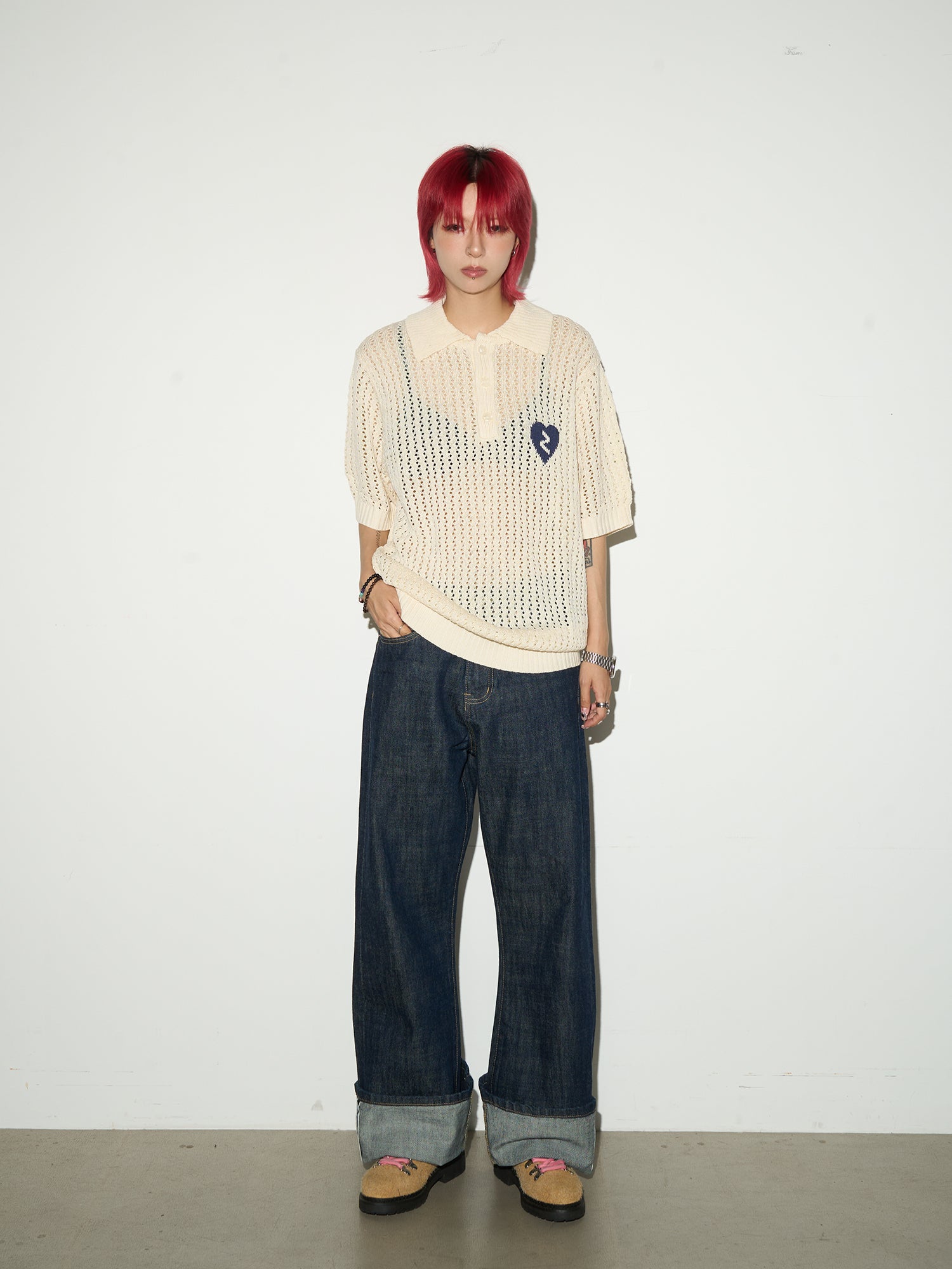 QS574B straight denim