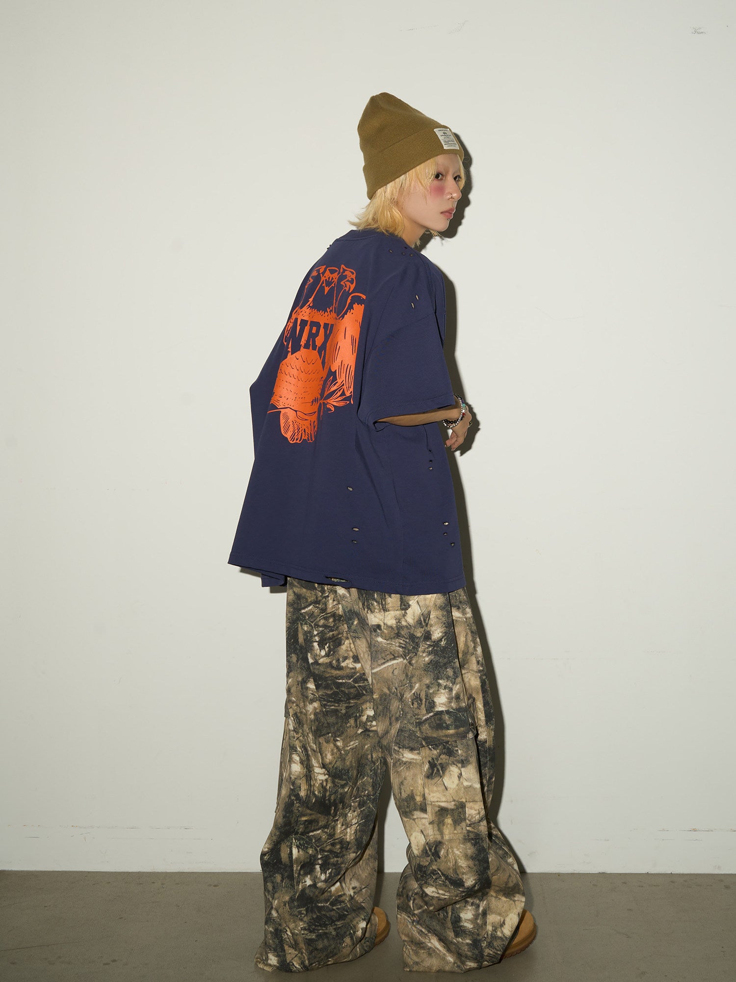 QS742B real tree pants