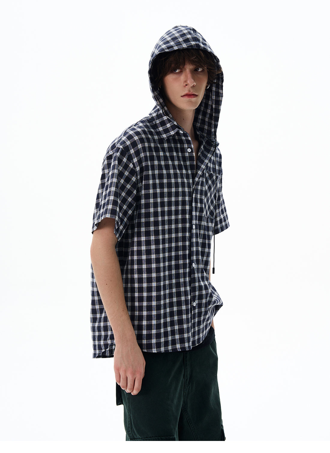 QS418B check shirts