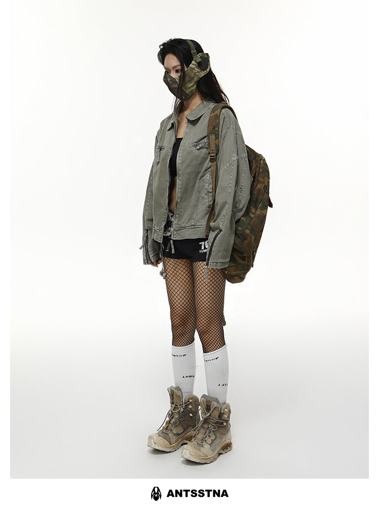 QS301B retro wash jacket