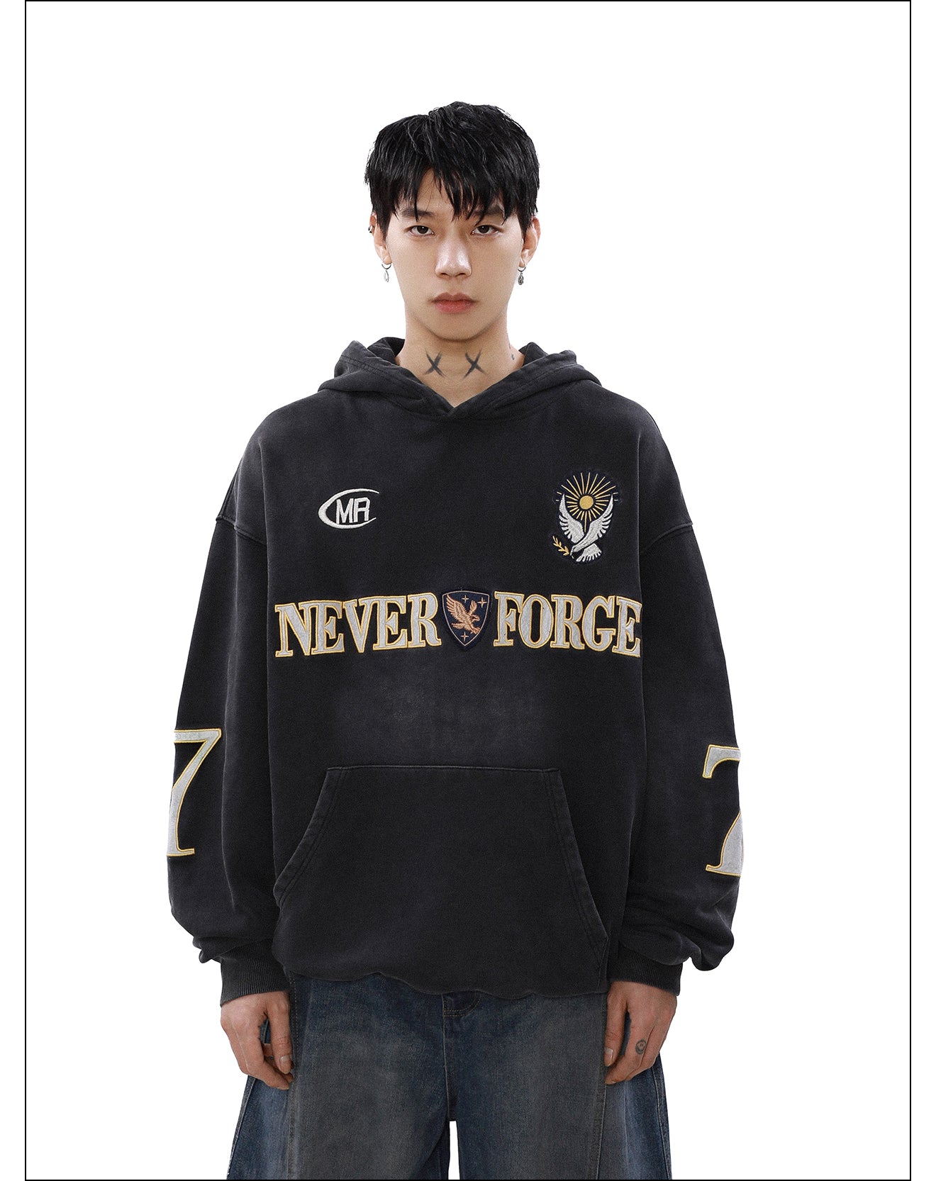 QS968A embroidery hoodie