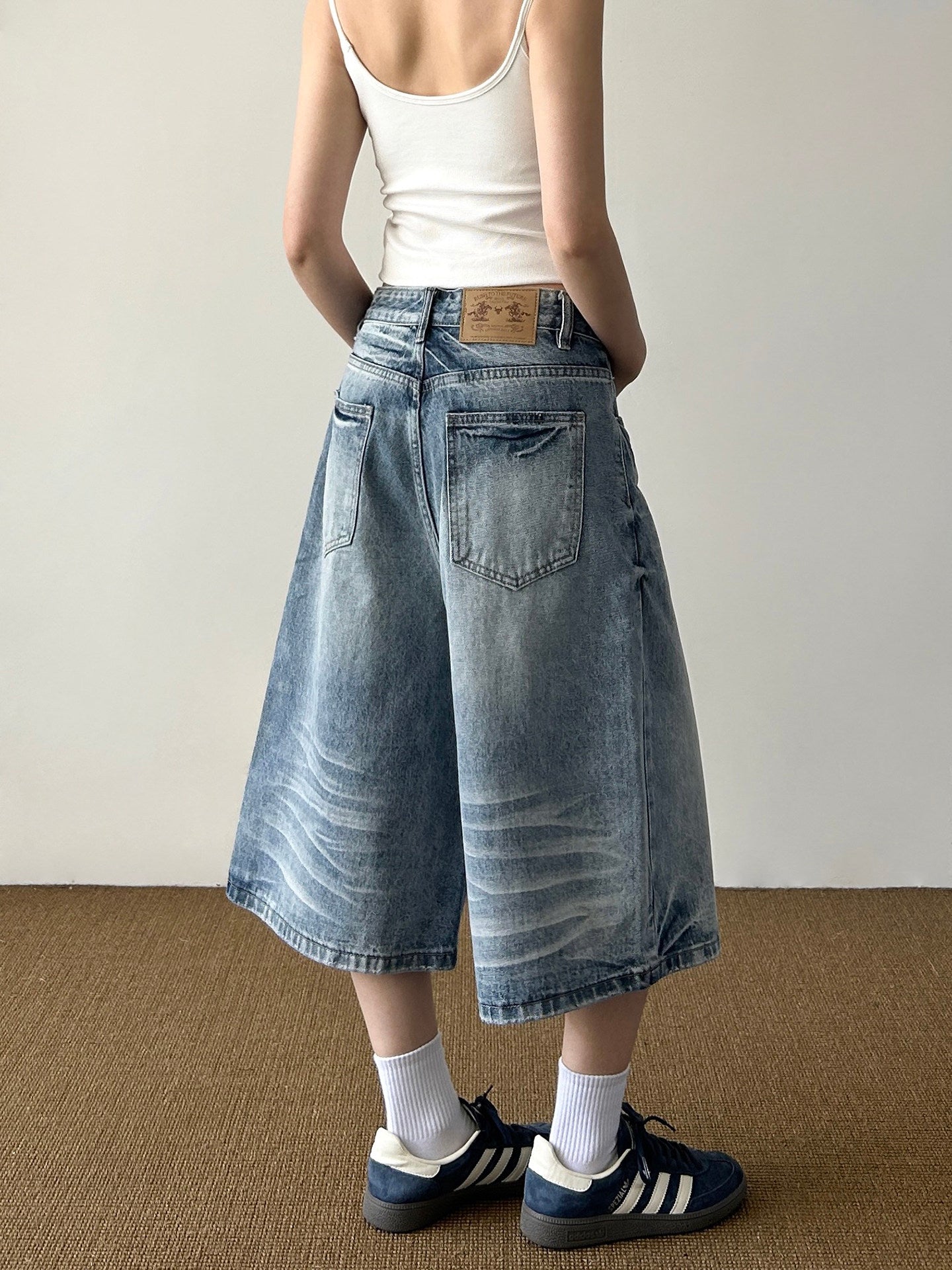 QS785B denim shorts