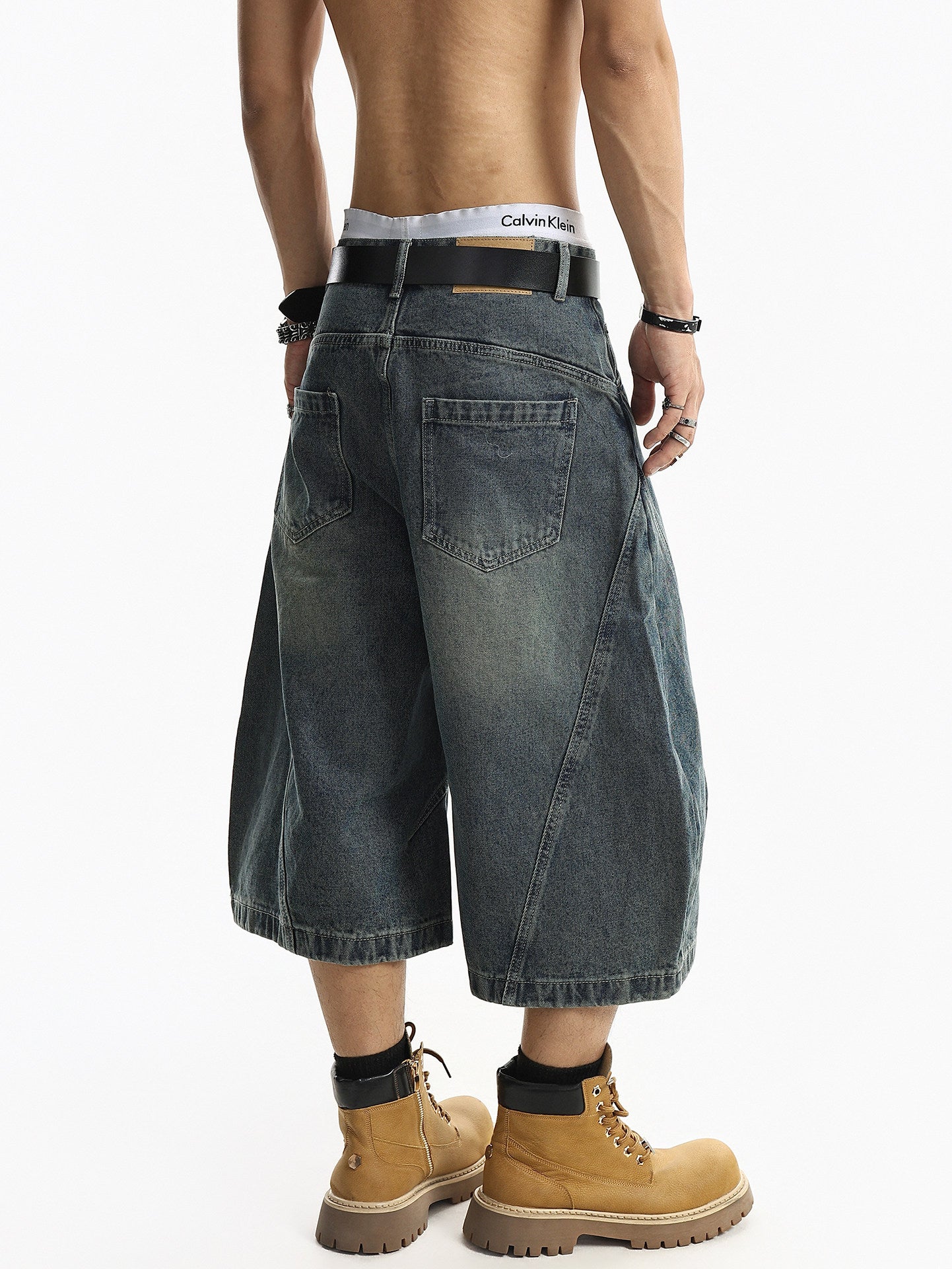 QS792B denim shorts