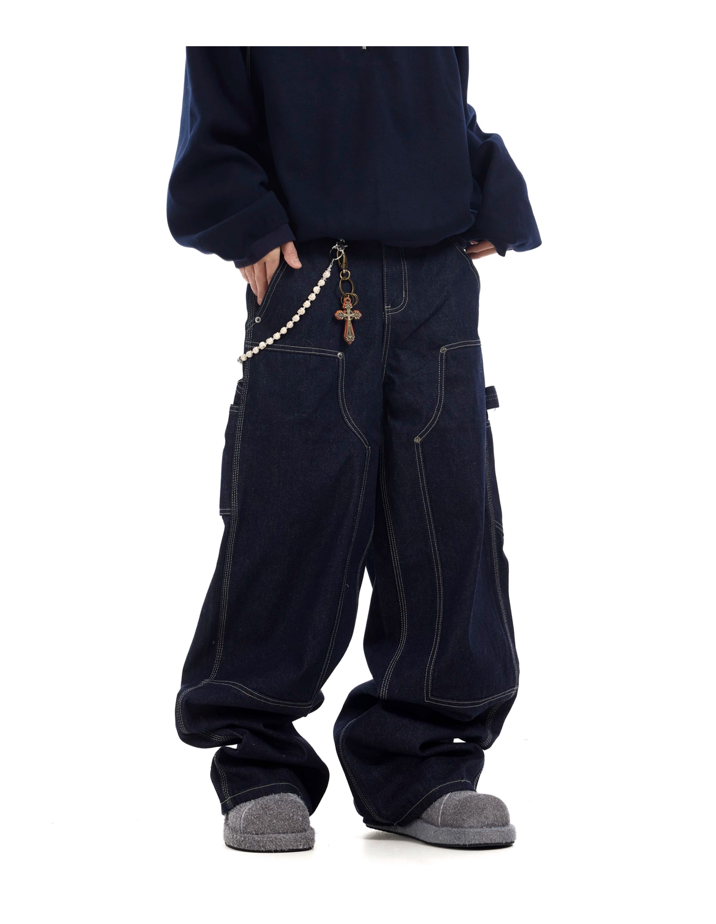 QS425B wide denim