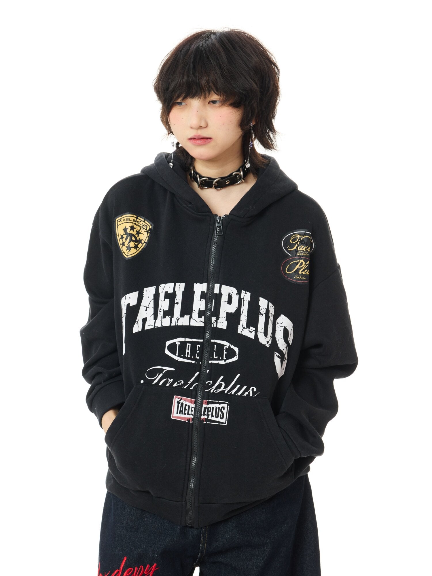 QS765B zip hoodie
