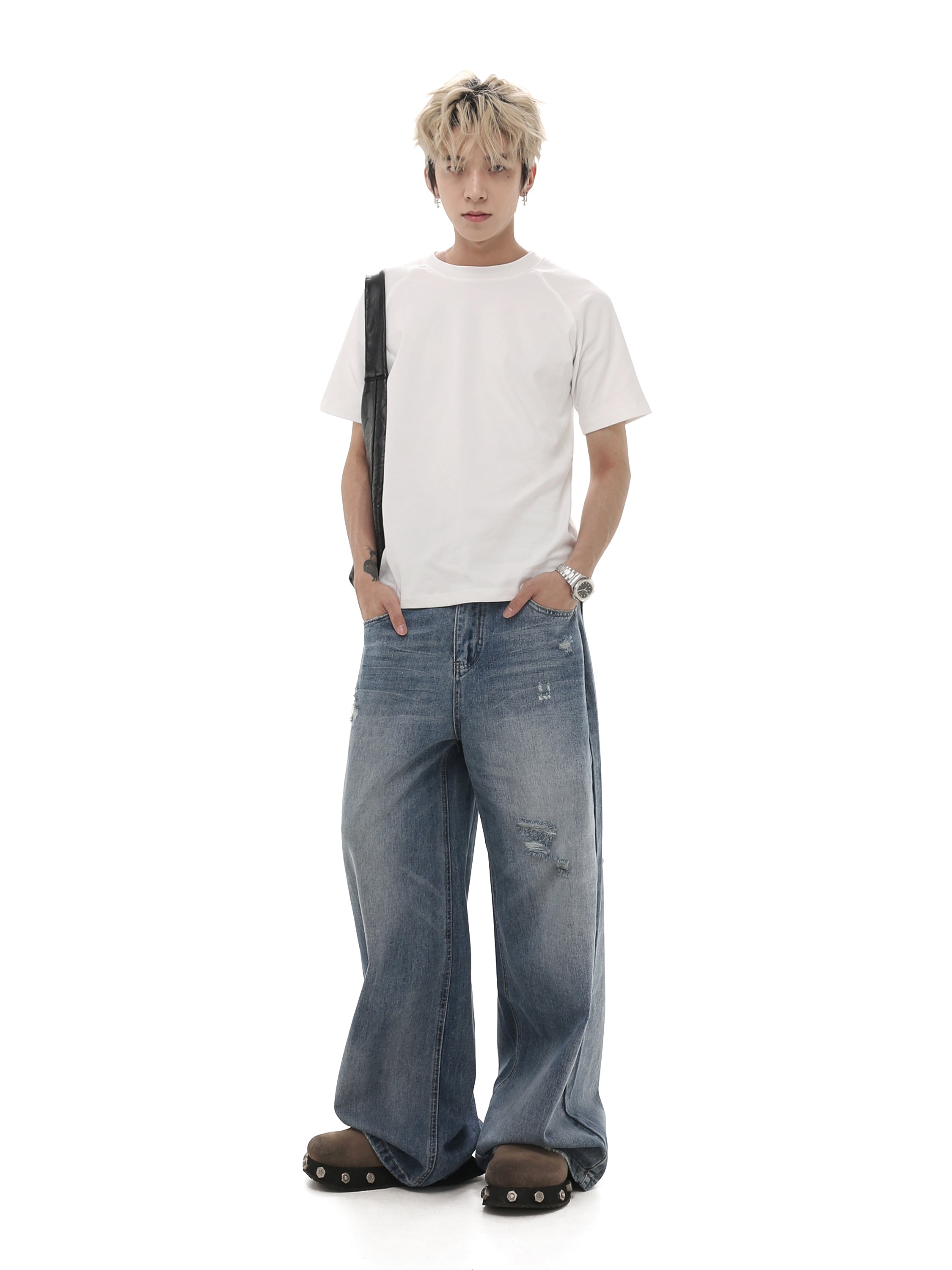 QS673A wash denim