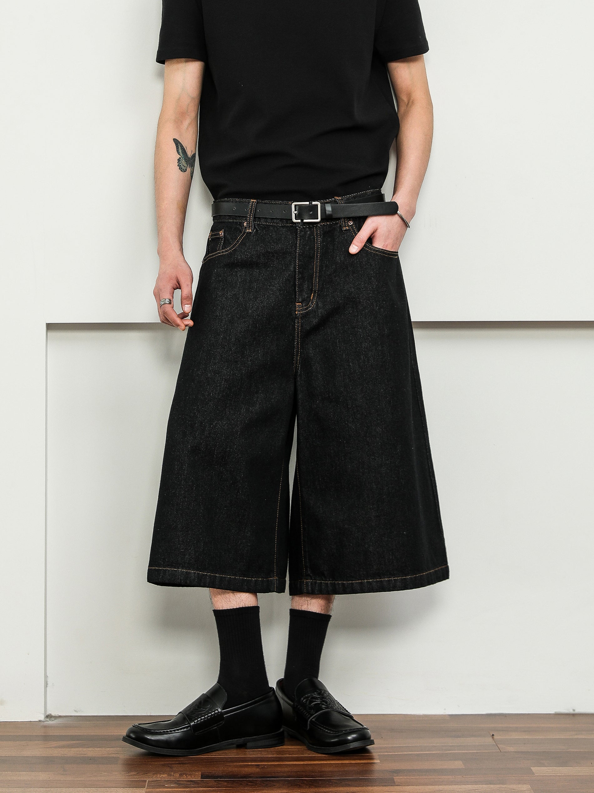 QS420B denim shorts