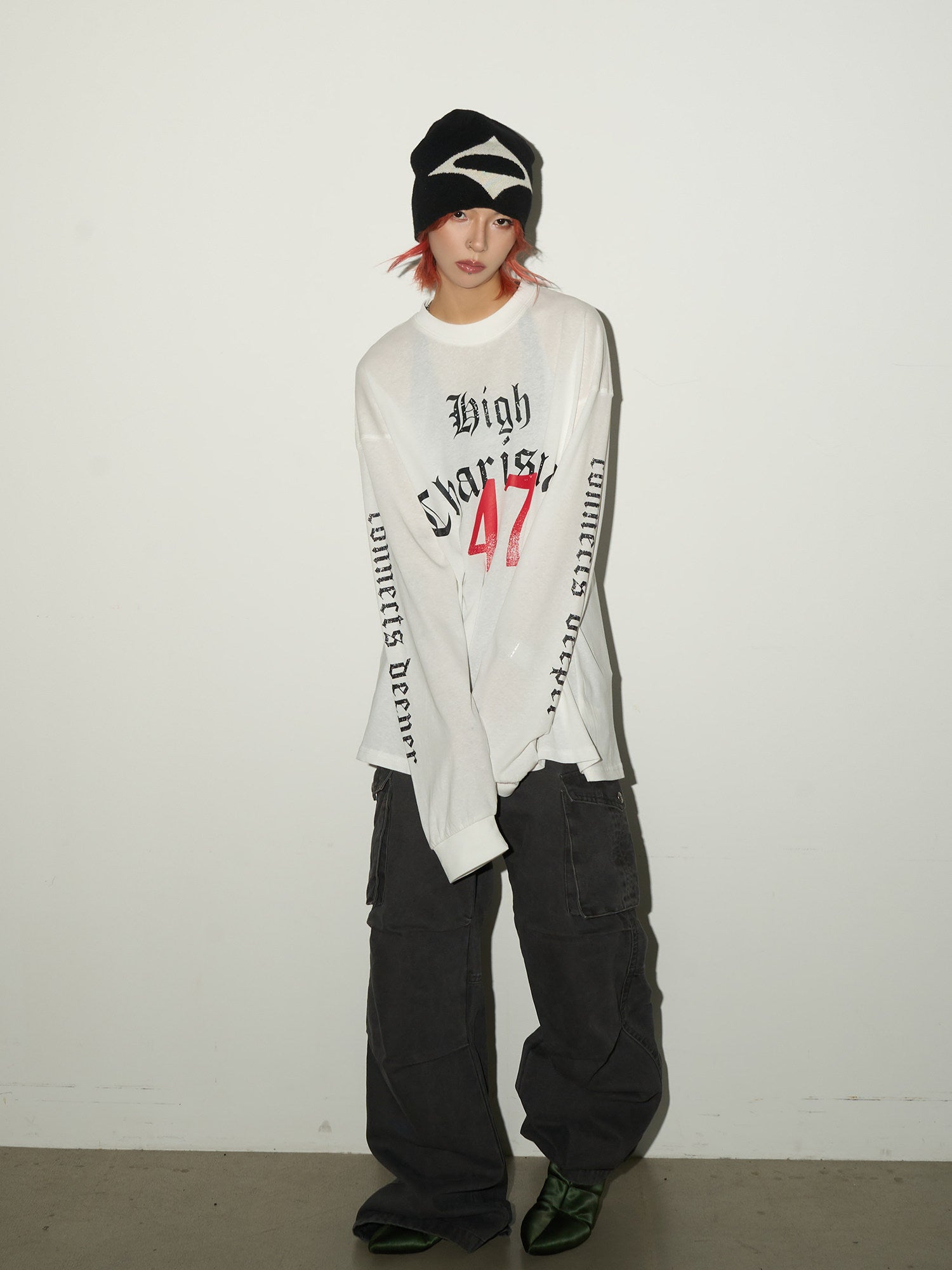 QS738B multi pocket pants