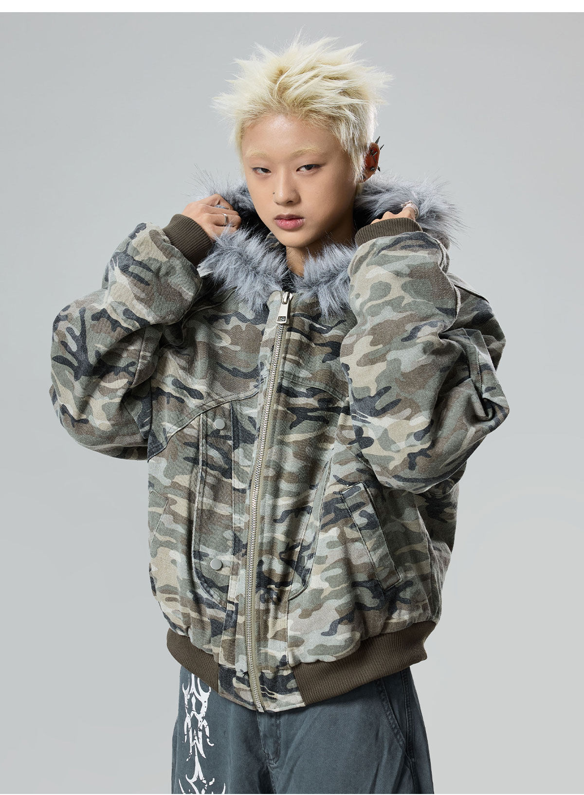 QS666B camouflage jacket