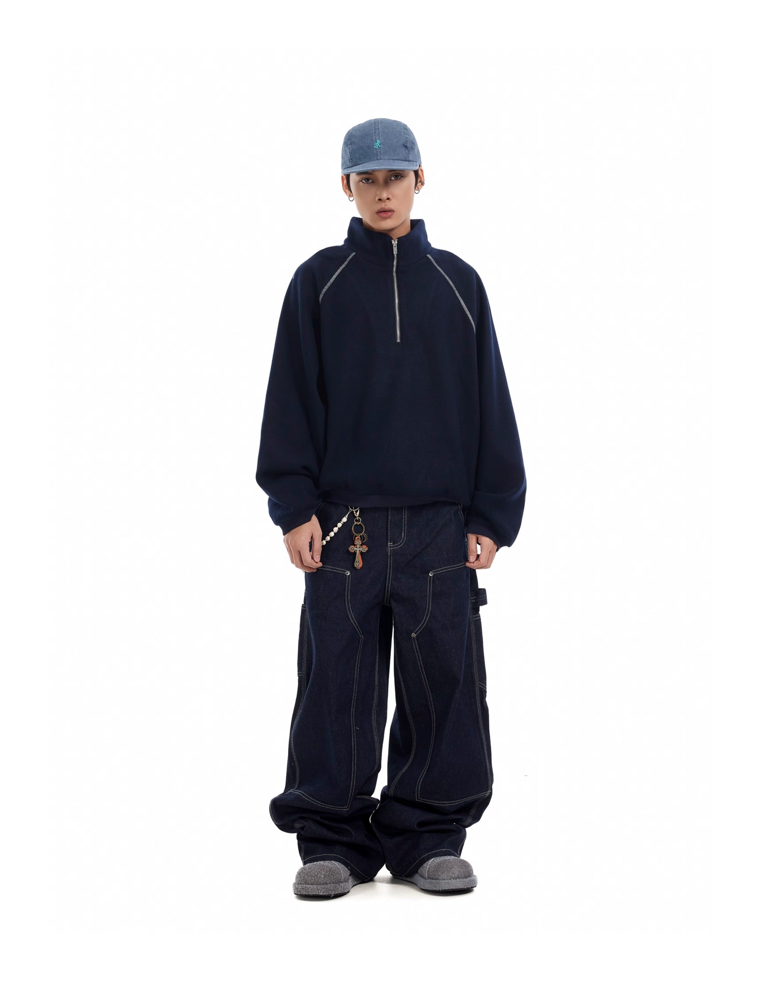 QS425B wide denim