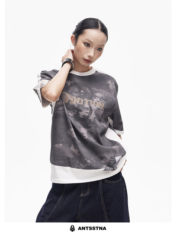 QS441B camouflage tee