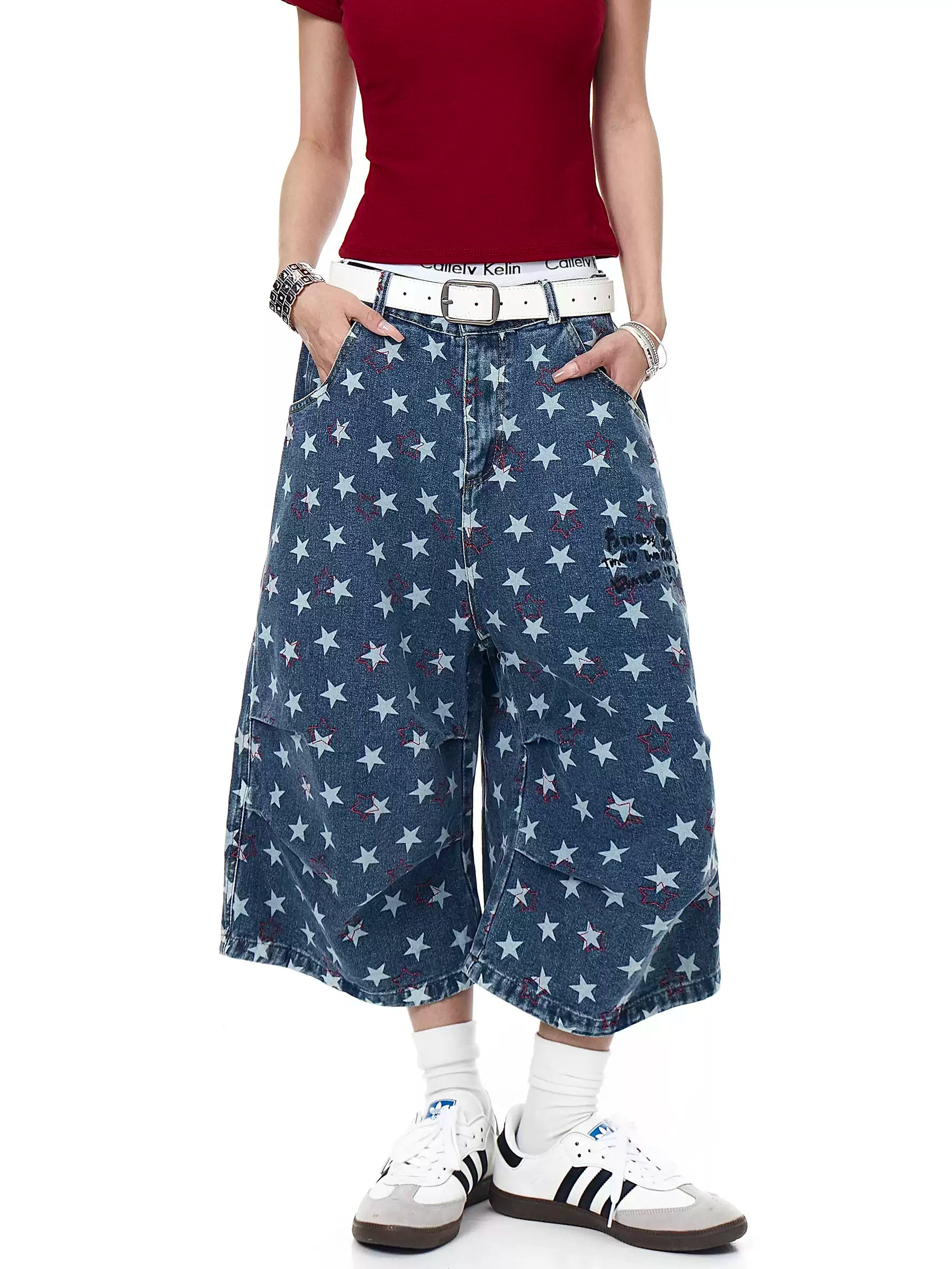 QS552B denim shorts