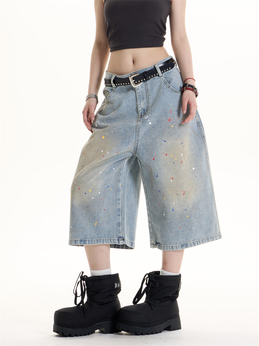 QS554B denim shorts
