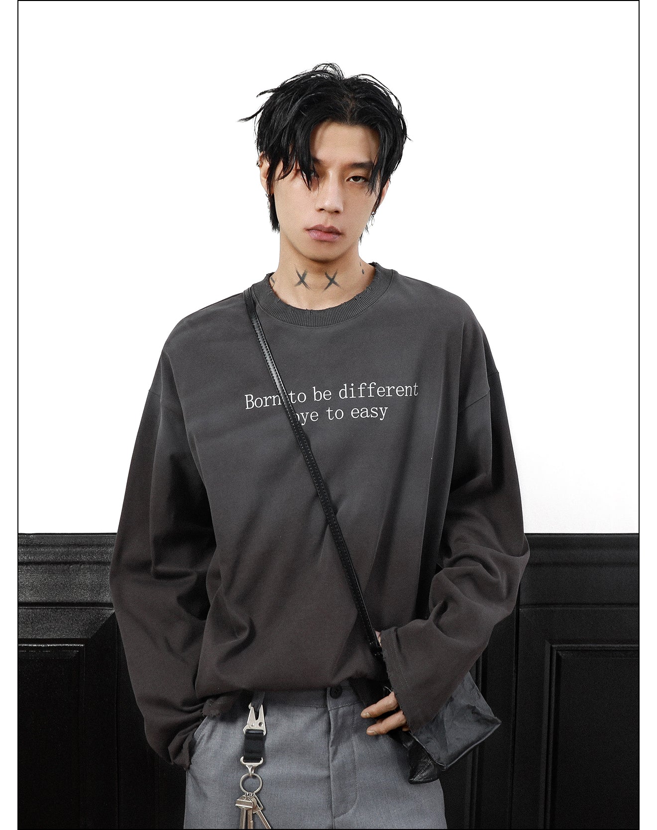 QS305B dirty L/S tee
